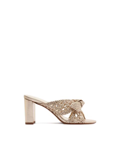 ALEXANDRE BIRMAN Belinda woven knot mules