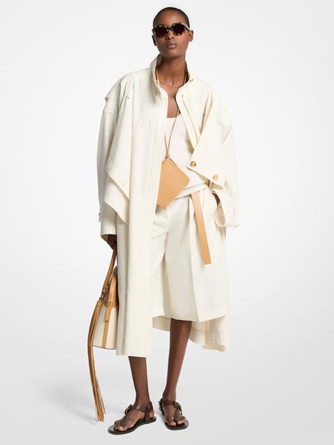 MICHAEL KORS COLLECTION Linen Wind Coat