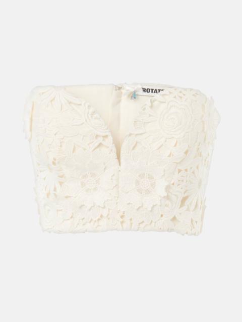 ROTATE Bridal lace bustier