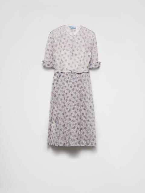 Prada Printed nylonette dress
