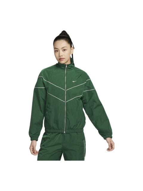 Nike (WMNS) Nike Windrunner Woven Full Zip Jacket Asia Sizing 'Green' FV6305-300