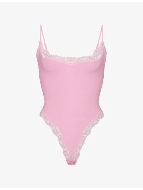 SKIMS Fits Everybody Lace Cami Bodysuit