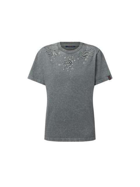 Louis Vuitton Rhinestone Swirl T-Shirt