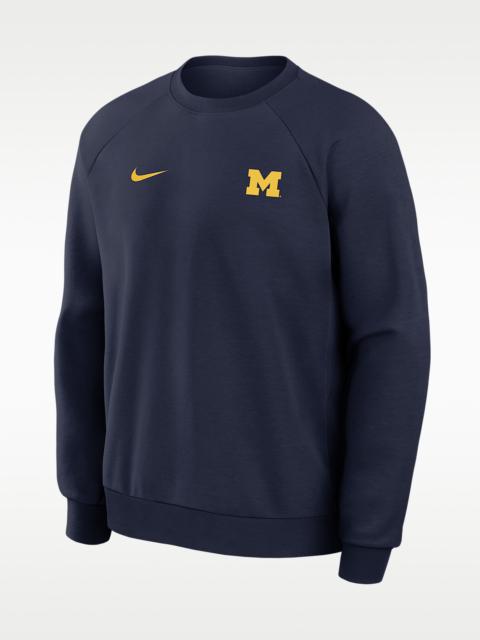 Nike Michigan Premium Performance Men's Nike Dri-FIT College Pullover Crew