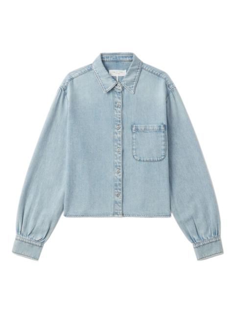 rag & bone long-sleeved denim shirt