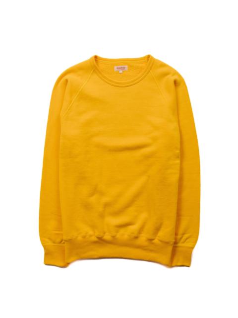 The Real McCoys MC21018 9oz. Loopwheel Raglan Sleeve Sweatshirt Yellow