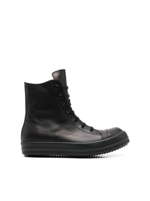 leather sneakers
