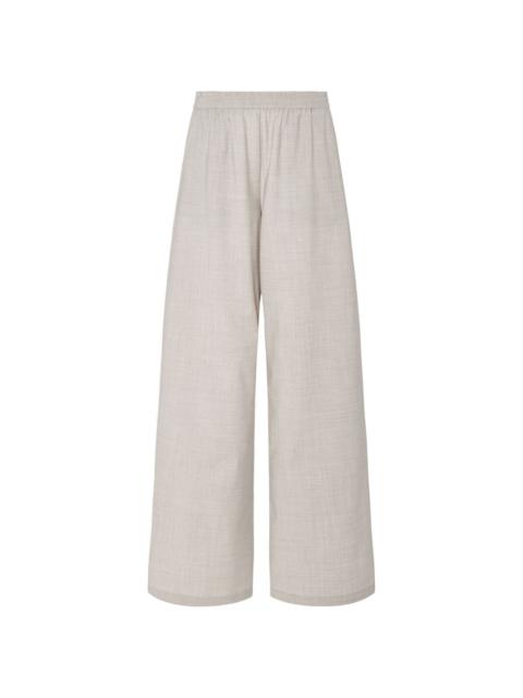 ROSETTA GETTY wide-leg wool-blend trousers
