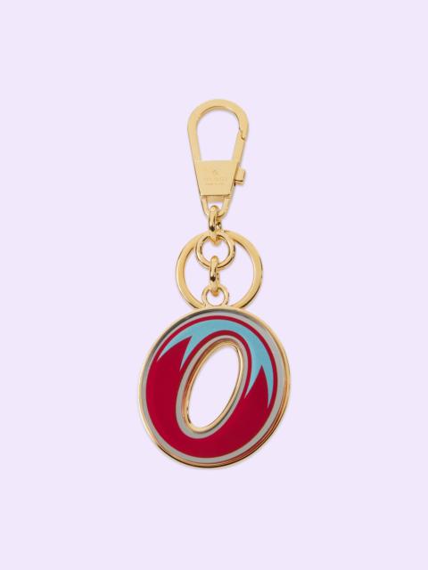 GUCCI Letter O Plexiglas keychain