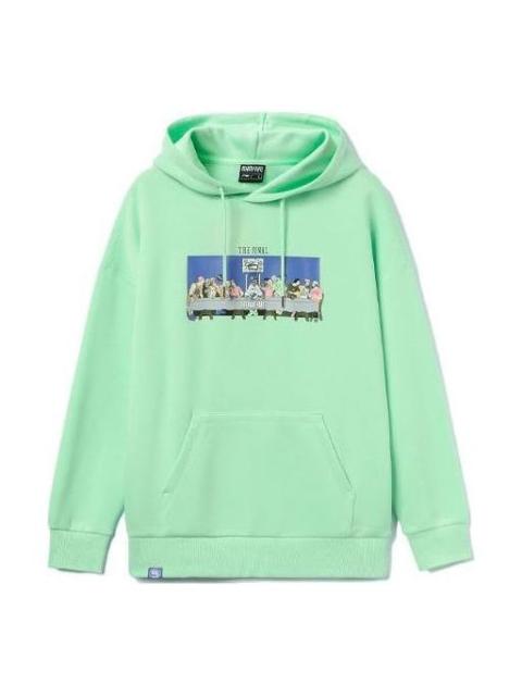 Li-Ning Li-Ning BadFive Graphic Hoodie 'Light Green' AWDR417-4