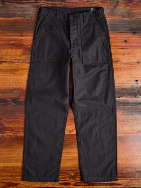 orSlow Straight Fit Fatigue Pants in Black