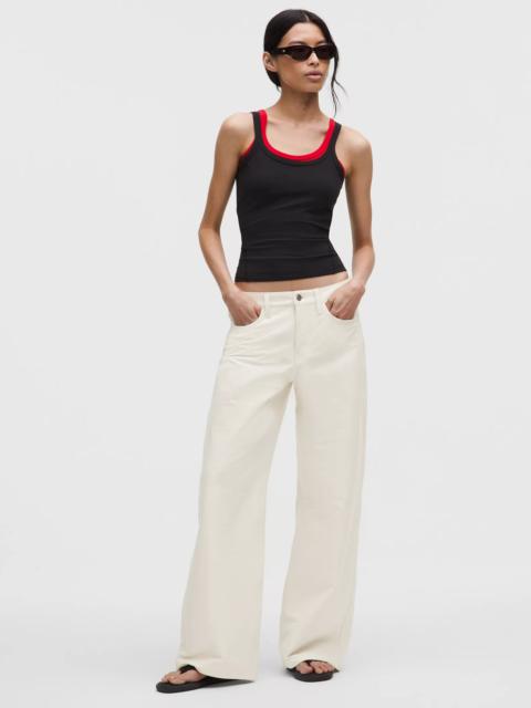lululemon EasyFive Low-Rise Classic Wide-Leg Pant *Short