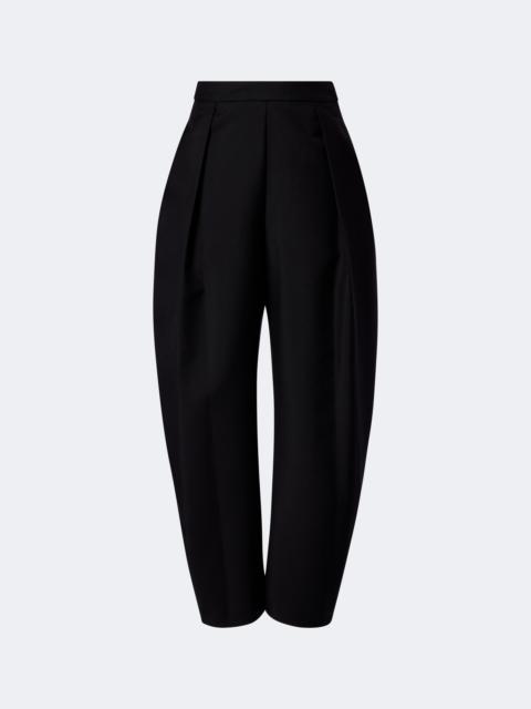 RÓHE Wool and mohair barrel pants