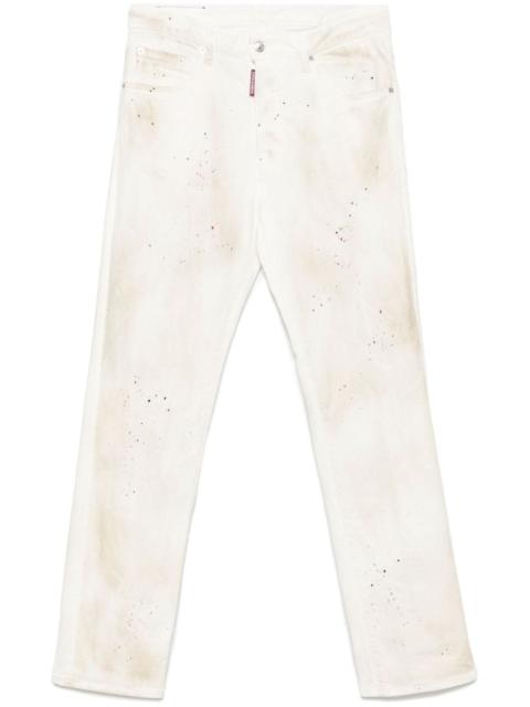 DSQUARED2 paint-splatter jeans