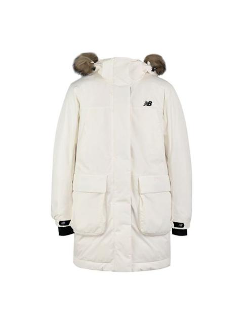 (WMNS) New Balance Warm Winter Down Jacket 'White' NP943022-IV