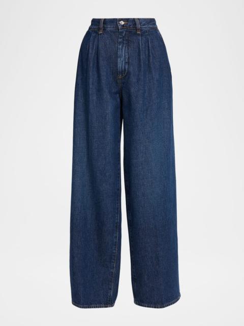 FRAME The Pleated Trouser Jeans