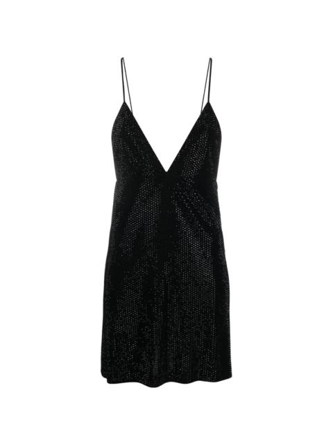 DSQUARED2 crystal-embellished mini dress