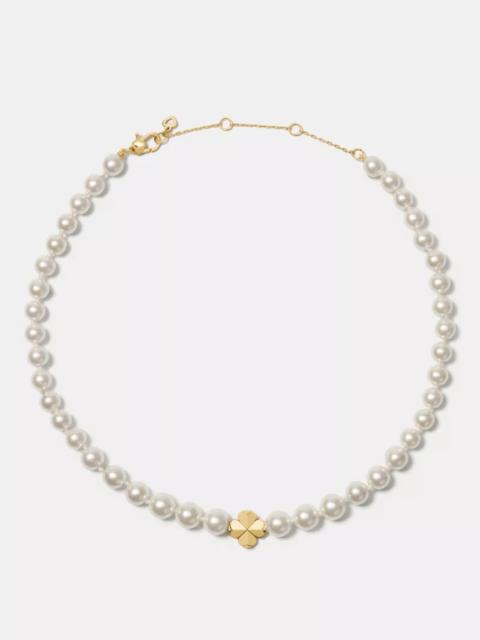 kate spade Spade Flower Pearl Short Necklace