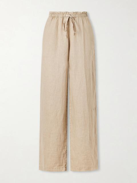JAMES PERSE Linen Straight-leg Pants