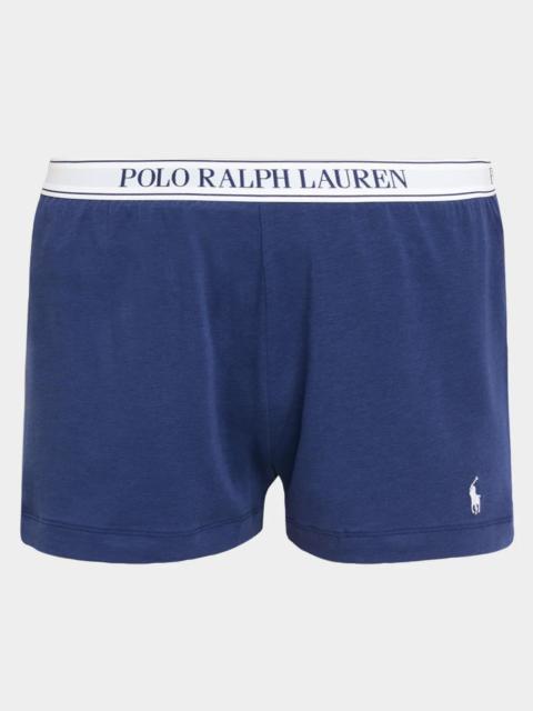 Polo Ralph Lauren Logo Cotton-Blend Sleep Shorts