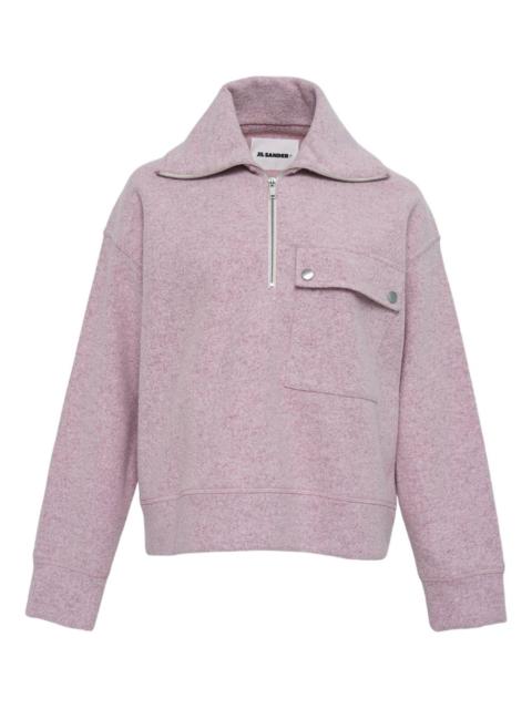 Jil Sander collar pocket sweatshirt