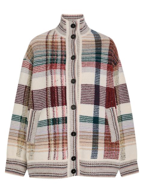 Missoni Missoni Checked Wool-blend Cardigan