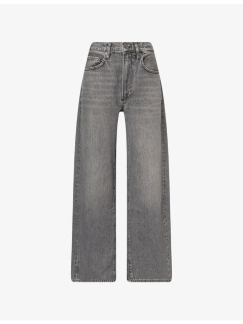 PAIGE Arellia 32-inch Barrel-Leg Denim Jeans