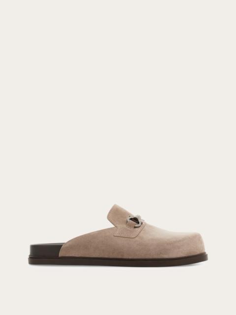FERRAGAMO Gancini ornament mule