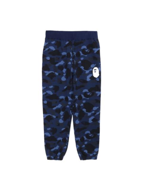 A BATHING APE® A Bathing Ape Color Camo Wide Fit Sweat Pants 'Navy' 1J30-152-011-NAY