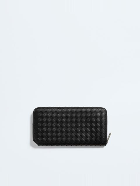 Bottega Veneta Intrecciato Piccolo Zip-Around Wallet
