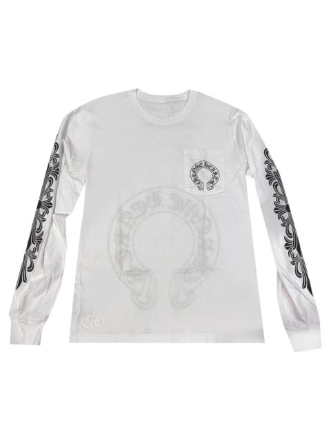 Chrome Hearts Floral Long-Sleeve 'White/Black'