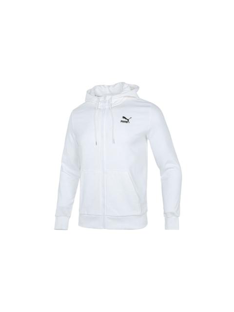 PUMA Classics Tech Full Zip Hoodie 'White' 533143-02