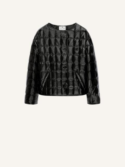 courrèges QUILTED VINYL JACKET