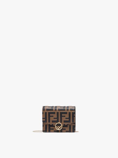 FENDI Brown leather mini-bag
