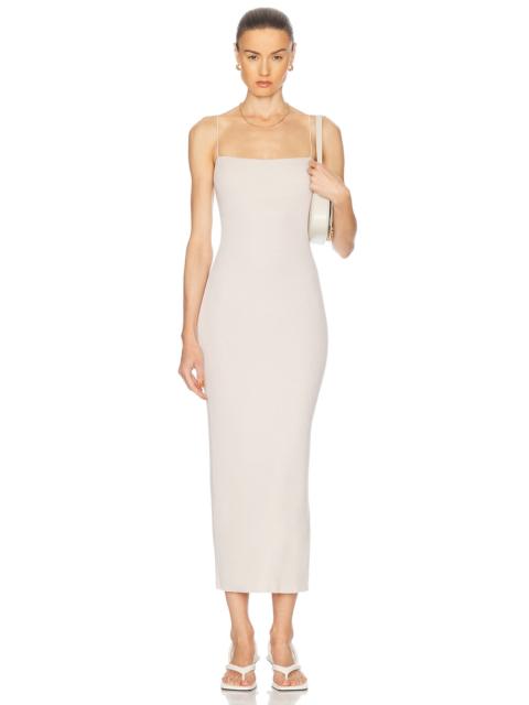 Enza Costa Silk Knit Jersey Essential Strappy Dress