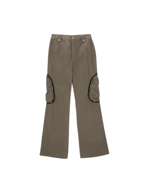 flared cargo trousers