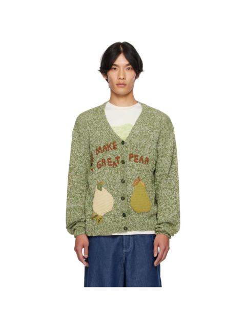 Story mfg. Green Twinsun Knit Cardigan