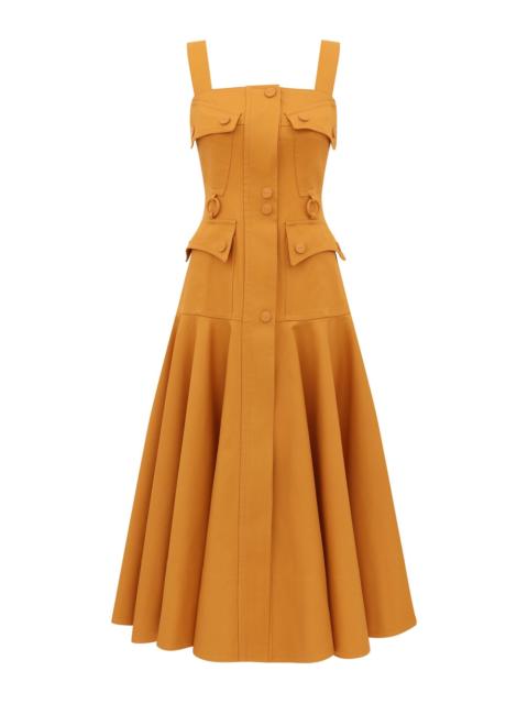 Zimmermann LUNA DRILL UTILITY MIDI DRESS