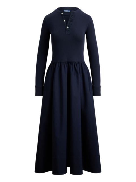 Polo Ralph Lauren panelled midi dress