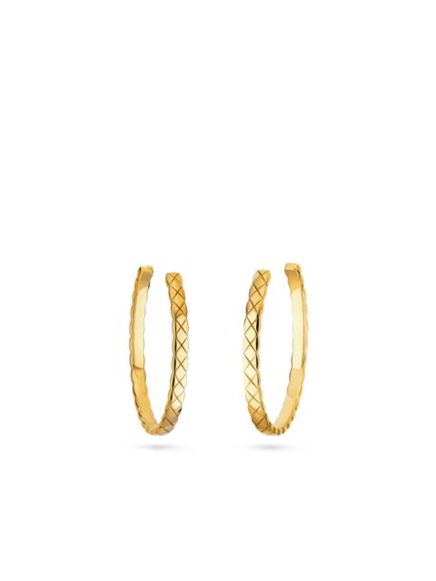 CHANEL Coco Crush hoop earrings