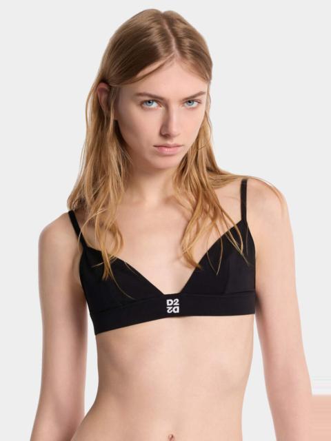 DSQUARED2 D2 UPSIDE DOWN TRIANGLE BRA