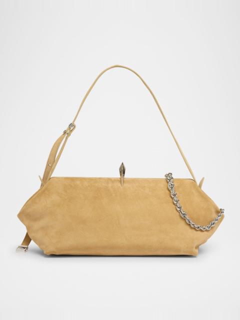 BENEDETTA BRUZZICHES Sophia Suede Shoulder Bag
