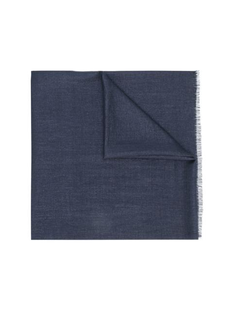 Brunello Cucinelli frayed-edge scarf