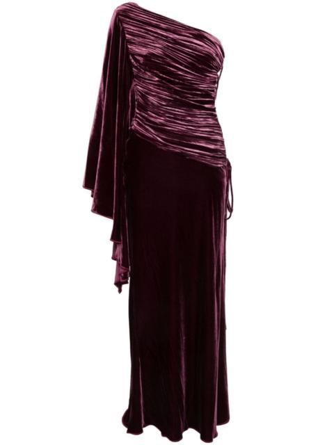MARIA LUCIA HOHAN Yolanda velvet maxi dress