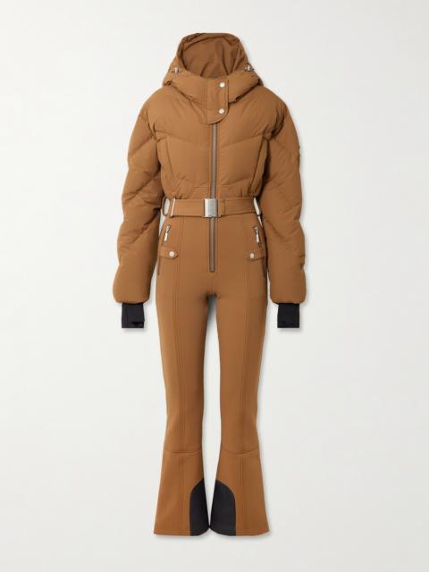 CORDOVA Ajax Hooded Belted Recycled Quilted Down Ski Suit