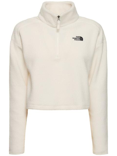 The North Face High-neck cropped sweatshirt