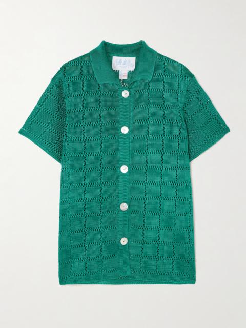 CALLE DEL MAR Crocheted Shirt