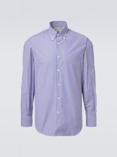 Brunello Cucinelli Striped cotton shirt