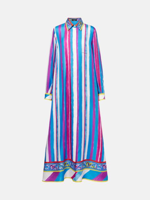 Dolce & Gabbana Striped silk kaftan