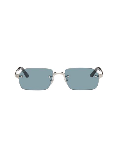 Cartier Silver Santos de Cartier Sunglasses